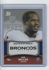 Von Miller #200 Football Cards 2011 Topps Rising Rookies Prices