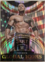 The Rock [Flash] #5 Wrestling Cards 2023 Panini Select WWE Global Icons Prices