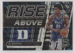 AJ Griffin [Interstellar] #RA-AJG Basketball Cards 2022 Panini Chronicles Draft Picks Rise Above Prices