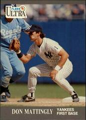 Don Mattingly #239 Baseball Cards 1991 Ultra Prices