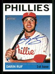 Darin Ruf [Red Ink] Baseball Cards 2013 Topps Heritage Real One Autographs Prices