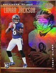 Lamar Jackson, Trent Dilfer [Red] #25 Football Cards 2018 Panini Illusions Prices