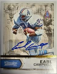 Earl Campbell [Autograph Gold] #192 Football Cards 2016 Panini Classics Prices