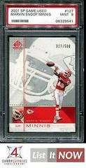 Snoop Minnis Football Cards 2001 SP Game Used Prices