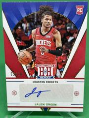 Jalen Green [Gold] #HHR-JGR Basketball Cards 2021 Panini Chronicles Hometown Heroes Rookie Autographs Prices