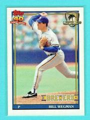 Bill Wegman #617 Baseball Cards 1991 Topps Desert Shield Prices