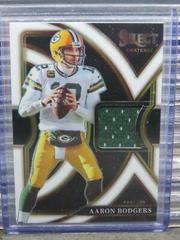 Aaron Rodgers [White] #SS-10 Football Cards 2022 Panini Select Swatches Prizm Prices