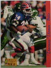 Thurman Thomas Football Cards 1993 Pro Line Live Prices
