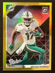 Jaylen Waddle [Gold] #TR-8 Football Cards 2021 Panini Donruss Optic The Rookies Prices