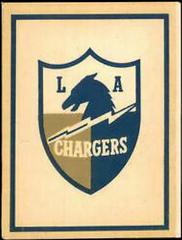 Los Angeles Chargers Football Cards 1960 Fleer AFL Team Decals Prices