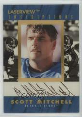 Scott Mitchell Football Cards 1996 Pinnacle Laser View Inscriptions Autographs Prices