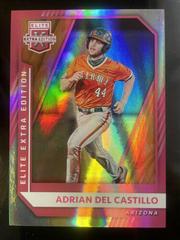 Adrian Del Castillo [Pink] #67 Baseball Cards 2021 Panini Elite Extra Edition Prices