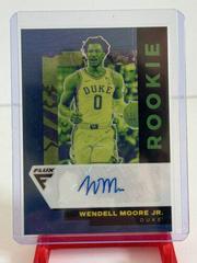 Wendell Moore Jr. [Blue] #FA-WEN Basketball Cards 2022 Panini Chronicles Draft Picks Flux Rookie Autographs Prices