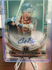 Alex Bregman [Gold] Baseball Cards 2023 Topps Tribute Autographs Prices