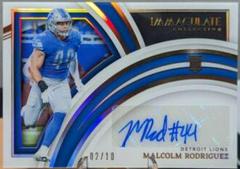 Malcolm Rodriguez [Autograph Gold] Football Cards 2022 Panini Immaculate Collection Prices