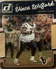 Vince Wilfork [Press Proof Blue] #117 Football Cards 2016 Panini Donruss Prices