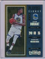 Kevin Durant [Playoff Ticket] Basketball Cards 2017 Panini Contenders Prices