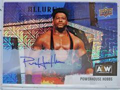Powerhouse Hobbs [Autograph Blue] Wrestling Cards 2022 Upper Deck Allure AEW Prices