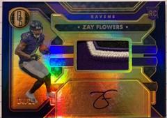 Zay Flowers [Autograph Black] #200 Football Cards 2023 Panini Gold Standard Prices