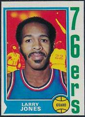 Larry Jones #103 Basketball Cards 1974 Topps Prices