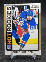Chris Kreider [Gold Rush] Hockey Cards 2012 Score Prices