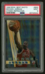 Michael Jordan [Atomic Refractor] Basketball Cards 1996 Bowman's Best Shots Prices