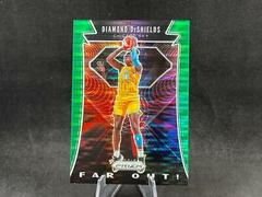 Diamond DeShields [Prizm Green Pulsar] Basketball Cards 2020 Panini Prizm WNBA Far Out Prices