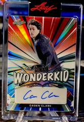 Caden Clark [Prismatic Red White Blue] Soccer Cards 2022 Leaf Metal Wonderkid Autographs Prices