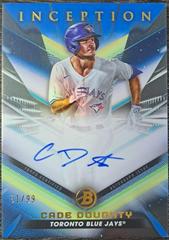 Cade Doughty [Blue Foil] #BPA-CDY Baseball Cards 2023 Bowman Inception Autograph Prices