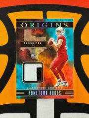 Clayton Tune [Turquoise] #HR-CTU Football Cards 2023 Panini Origins Hometown Roots Prices