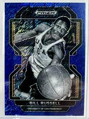 Bill Russell [Blue Shimmer] Basketball Cards 2022 Panini Prizm Draft Picks Prices