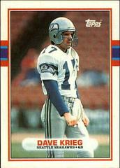 Dave Krieg Football Cards 1989 Topps Prices