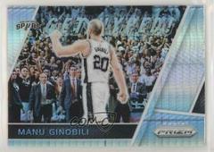 Manu Ginobili [Hyper Prizm] #GH-MG Basketball Cards 2017 Panini Prizm Get Hyped Prices