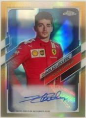 Charles Leclerc [Gold] #CA-CL Racing Cards 2021 Topps Chrome Formula 1 Autographs Prices
