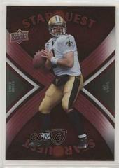 Drew Brees [Rainbow Red] #SQ10 Football Cards 2008 Upper Deck Starquest Prices