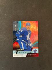 Auston Matthews [Blue] #EP-AM Hockey Cards 2021 Upper Deck Synergy Exceptional Phenoms Prices