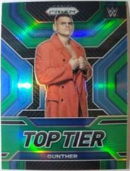 Gunther [Green] #5 Wrestling Cards 2023 Panini Prizm WWE Top Tier Prices