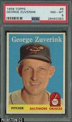 George Zuverink #6 Baseball Cards 1958 Topps Prices