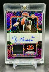 Ja'Marr Chase [Purple Power] #RPA-JC Football Cards 2021 Panini Prizm Rookie Patch Autographs Prices