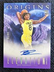 Brice Sensabaugh [Purple FOTL] #12 Basketball Cards 2023 Panini Origins Elevation Signature Prices