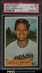 Eddie Joost [Quiz Answer Is 33] #35 Baseball Cards 1954 Bowman Prices