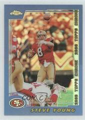 Steve Young [Refractor] #82 Football Cards 2000 Topps Chrome Prices