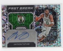 Jayson Tatum #FB-JTC Basketball Cards 2022 Panini Prizm Fast Break Autographs Prices