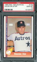 Houston Star Baseball Cards 1992 Pacific Nolan Ryan Prices