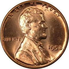 1958 Coins Lincoln Wheat Penny Prices