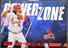 Albert Pujols [Red] #PZ-16 Baseball Cards 2022 Stadium Club Power Zone Prices