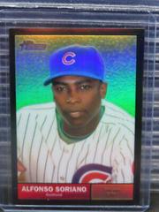 Alfonso Soriano [Black Refractor] Baseball Cards 2010 Topps Heritage Chrome Prices