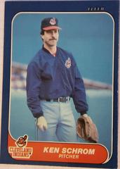 Ken Schrom #U-104 Baseball Cards 1986 Fleer Update Prices