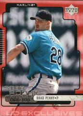 Brad Penny [Exclusives Silver] #283 Baseball Cards 2000 Upper Deck Prices