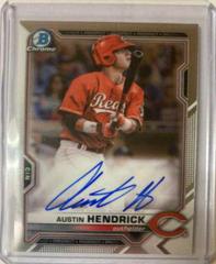 Austin Hendrick Baseball Cards 2021 Bowman Chrome Prospect Autographs Prices